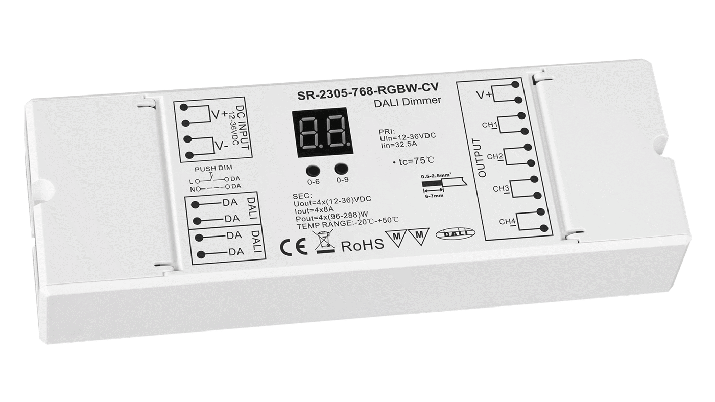 Livision Gmbh Dali Push Led Dimmer Kanal V Dc W V Ip