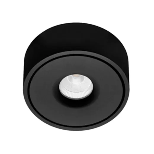 LED Anbauleuchte VITALITY schwarz, LED 10W + 1.6W 3000K CRI90, dimmbar Phase