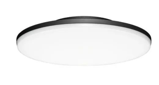 LED Aufbauleuchte Plate Round anthrazit, 19W, Ø300mm, 1360lm, 3000K, CRI80, IP65