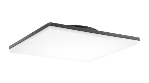 LED Aufbauleuchte Thin Square anthrazit, 19W, 300x300mm, 1400lm, 3000K, CRI80, IP65
