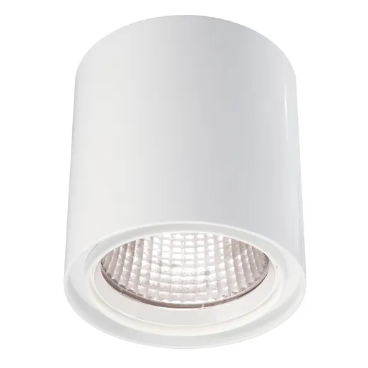 LED Aufbaudownlight Cilindro, 28.5W, 3000lm, 4000K, CRI80, 40°, IP20, weiss