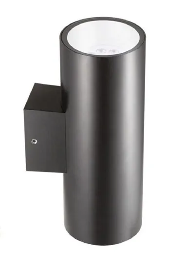 LED Wandleuchte Claire alu schwarz, 28.8W, 2x1100lm, 3000K, CRI80, IP65
