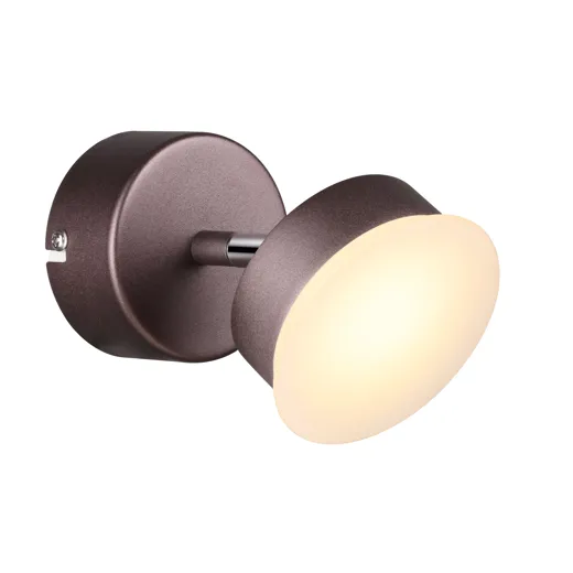 Anbauspot CATHY champagner, LED 1x5W 3000K CRI80, 1x400lm, CRI80, dimmbar