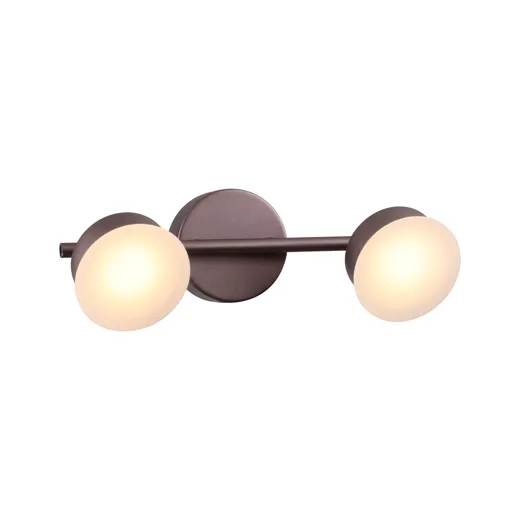 Anbauspot CATHY champagner, LED 2x5W 3000K CRI80, 2x400lm, CRI80, dimmbar
