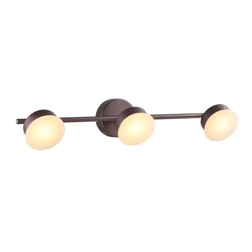 Anbauspot CATHY champagner, LED 3x5W 3000K CRI80, 3x400lm, CRI80, dimmbar