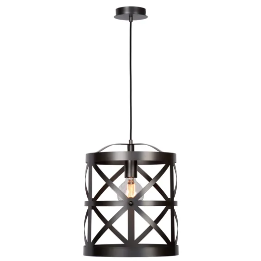 Pendelleuchte Castello antik braun 1xE27 exkl.