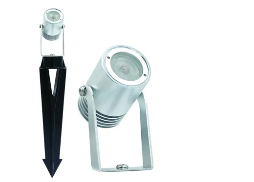 LED Gartenspot Kolibri, 3W, 24V, 100lm, 2700K, CRI80, IP67, 40°, 10m Kabel offen inkl. Erdspiess