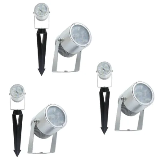 LED Gartenspot Kolibri-Set, 4W, 24V, 370lm, 2700K, CRI80, IP67, 40°, 5m Kabel M15 inkl. Erdspiess