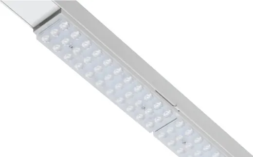 Tragschiene Prestige Leuchteneinsatz LED, asymetrisch links oder rechts, Linsenoptik 