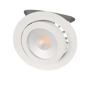 LED Möbeleinbauleuchte Vario, 4.2W, 260mA, 480lm, 3000K, CRI90, IP20, ø68mm, IP20, schwenkbar