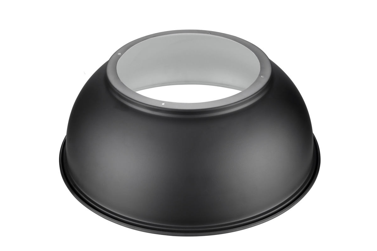 Livision GmbH Alu Reflektor schwarz zu Hallenstrahler Granit (90012 + 90013)