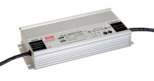 LED Treiber 24V DC, 480W, 20A, IP67, 262x125x43.8mm