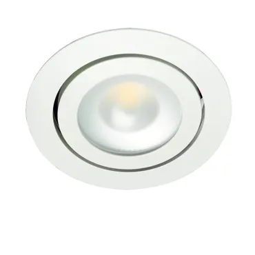 LED Möbeleinbauleuchte Vario, 24V, 2.4W, 160lm, 3000K, CRI90, IP20, ø60mm, schwenkbar
