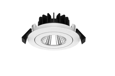 LED Einbauspot APOLLO MINI, 6W, 36°, 575lm, CRI80, IP54, Da/D=68/80mm, weiss matt, 3000K