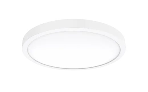 LED Aufbauleuchte Flatlight weiss, 25W, Ø400mm, 2250lm, 3000/4000K/5700K, CRI80, IP20, dimmbar