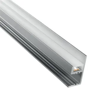 Alu-Profil BARDOLINO MURO 18.4x37.3mm, Abdeckung opal, (Profillänge 5m)