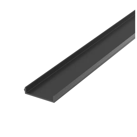 System MODULINE26 schwarz, Schienenabdeckung, L 1000mm (nur für hohes Profil)