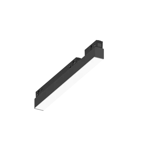 Systemleuchte LINEAR OPAL 280 schwarz, LED 7W 3000K, CRI90, DALI