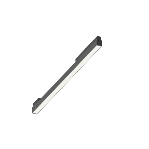 Systemleuchte LINEAR OPAL 560 schwarz, LED 13W 3000K, CRI90, DALI
