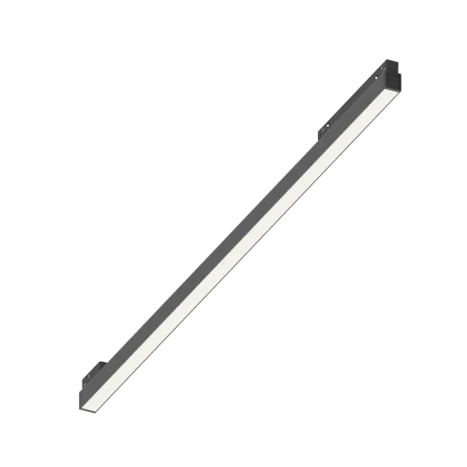 Systemleuchte LINEAR OPAL 840 schwarz, LED 19W 3000K, CRI90, DALI