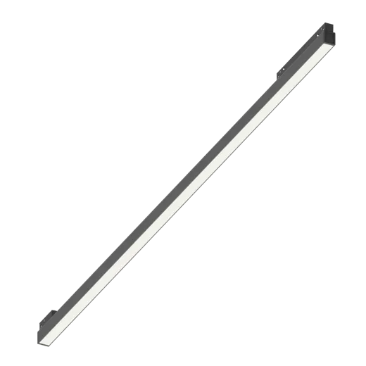 Systemleuchte LINEAR OPAL 1120 schwarz, LED 26W 3000K, CRI90, DALI