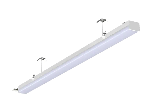 LED Universal Tragschieneinsatz, RETROFIT, 120° 4000K, 32/42/50/60W, on/off, 1528mm, NOT 3h