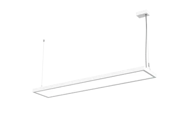LED Pendelleuchte WORKS, 1500mm, 60W (up 24W, down 36W), 2880/4320lm, 4000K, UGR<19, DALI/Push