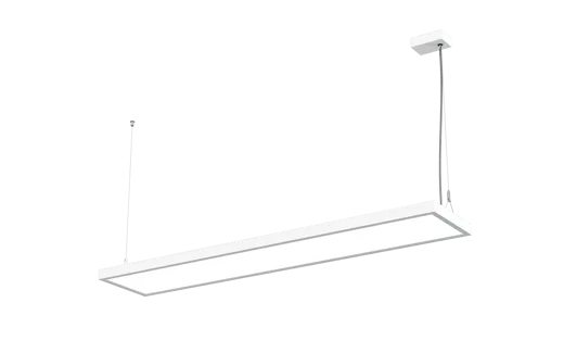 LED Pendelleuchte WORKS, 1500mm, 60W (up 24W, down 36W), 2880/4320lm, 4000K, UGR<19, DALI/Push