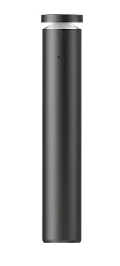 Wegleuchte POLE ROUND LED, 360°, H1000, 24W, 1124lm, 3000K, IP65, anthrazit, Multi-Sensor + Vernetzbar
