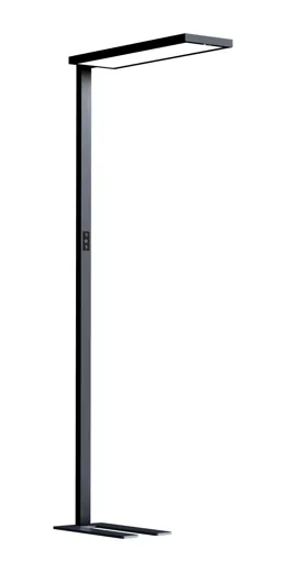 LED Bürostehleuchte TOWER schwarz, LED 100W, 10500/2800lm, 3000-5700°K, CRI80, UGR<14, PIR + Dimm