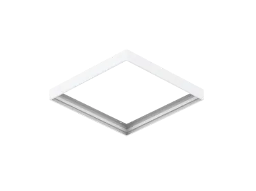 Deckenaufbaurahmen für LED Panel LIVI 595, weiss, Schraubenlos, 600x600x65mm