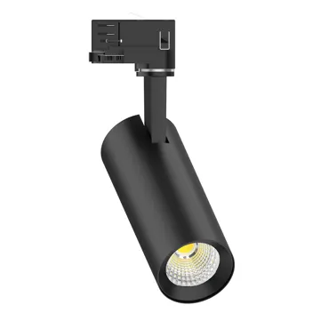 LED 3-PHASEN STROMSCHIENENSTRAHLER DELIGHT II, schwarz, 25W, 3000/4000/5000K, CRI90, 38°, IP20, dimmbar