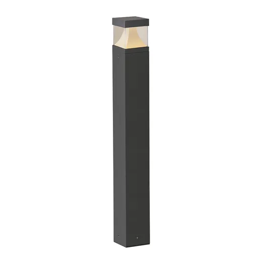 Wegleuchte Tom Concave Square II, H1100, 9.5W, 450lm, 2700K/3000K, IP65, anthrazit