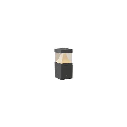 Wegleuchte Tom Concave Square II, H265, 9.5W, 450lm, 2700K/3000K, IP65, anthrazit