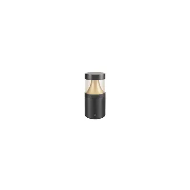 Wegleuchte Tom Concave Round II, H265, 9.5W, 450lm, 2700K/3000K, IP65, anthrazit