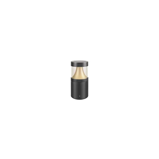 Wegleuchte Tom Concave Round II, H265, 9.5W, 450lm, 2700K/3000K, IP65, anthrazit