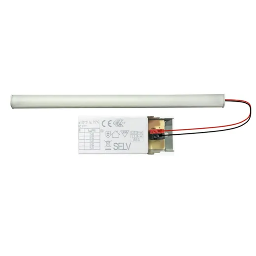 LED Sanierungskit T5/T8 Ersatz, 3000K, 1449mm, Profil mit Magnete, 40-53W, 900-1200mA, 5240-6943lm, IP20