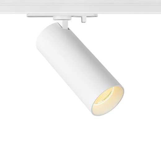 LED 1-Phasen Stromschienenstrahler RISP 65 One, CRI90, 19W, 38°, IP20, dimmbar