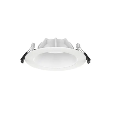 LED Downlight SYDNEY, 13W, 3000K/4000K/5700K, CRI80, 90°, IP44, Bohrloch 125-140mm, weiss, inkl. Betriebsgerät Phase