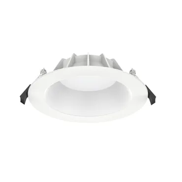 LED Downlight SYDNEY, 20W, 3000K 4000K 5700K, CRI80, 90°, IP44, Bohrloch 145-160mm, weiss, inkl. Betriebsgerät Phase
