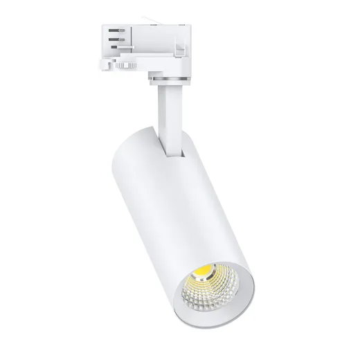 LED 3-PHASEN STROMSCHIENENSTRAHLER DELIGHT II, weiss, 25W, 3000/4000/5000K, CRI90, 38°, IP20, dimmbar