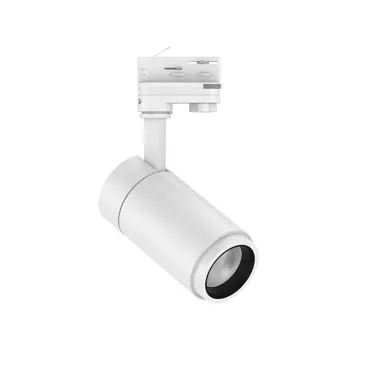 LED 3-PHASEN STROMSCHIENENSTRAHLER DELIGHT ZOOM, weiss, 25W, 3000/4000/5000K, CRI90, 15-60°, IP20, dimmbar