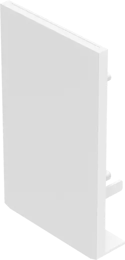 Endkappe LINE FLEXX, Aluminium weiss