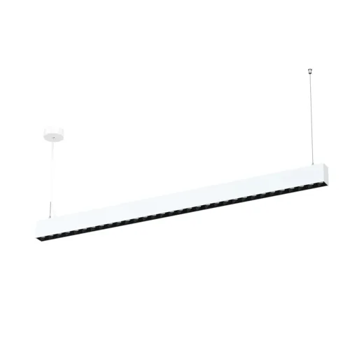 LED Pendelleuchte FINELINE, weiss matt, 1200mm, LED 50W 5500lm, UGR<10, DALI