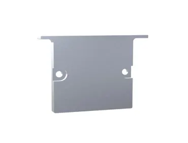 Endkappe zu CATANIA 3030T flach Aluminium, 30x30x7mm (2er Set)