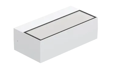 LED Wandleuchte Tyrion weiss RAL9016, 300mm, 2x7.5W, 2x520lm, 2700/3000°K, CRI80, IP65