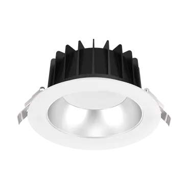 LED Downlight OFFICE, 18W, 3000K 4000K 5700K, CRI80, 80°, IP54, Bohrloch 150mm, weiss, On/Off