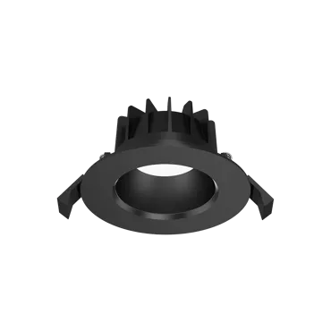 LED Downlight OFFICE, 13W, 3000K 4000K 5700K, CRI80, 80°, IP54, Bohrloch 90mm, schwarz, On/Off