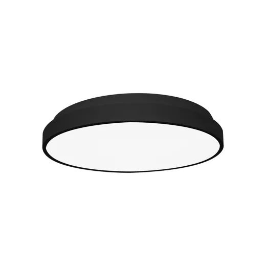 LED Aufbauleuchte FLEX P300 (up/down) schwarz, 13W/17W/21W, Ø300mm, 120lm/W, 3000/4000K, CRI80, IP44,  HF-Sensor