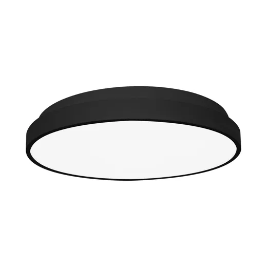 LED Aufbauleuchte FLEX P400 (up/down) schwarz, 21W/30W, Ø400mm, 120lm/W, 3000/4000K, CRI80, IP44,  HF-Sensor